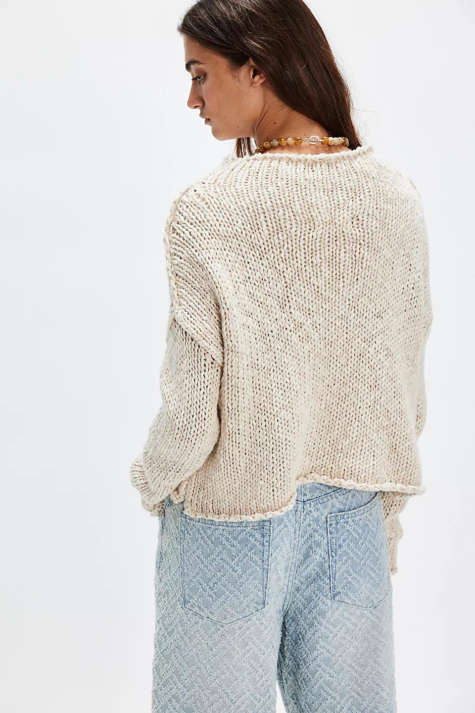 FREE PEOPLE OPAL SWEATER - TEA