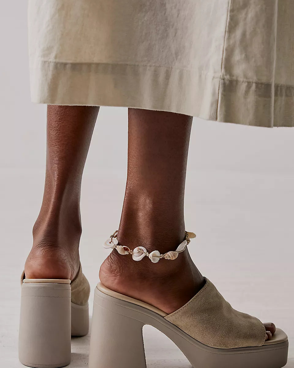 FREE PEOPLE ZOE PLATFORM - DIAMOND SUEDE