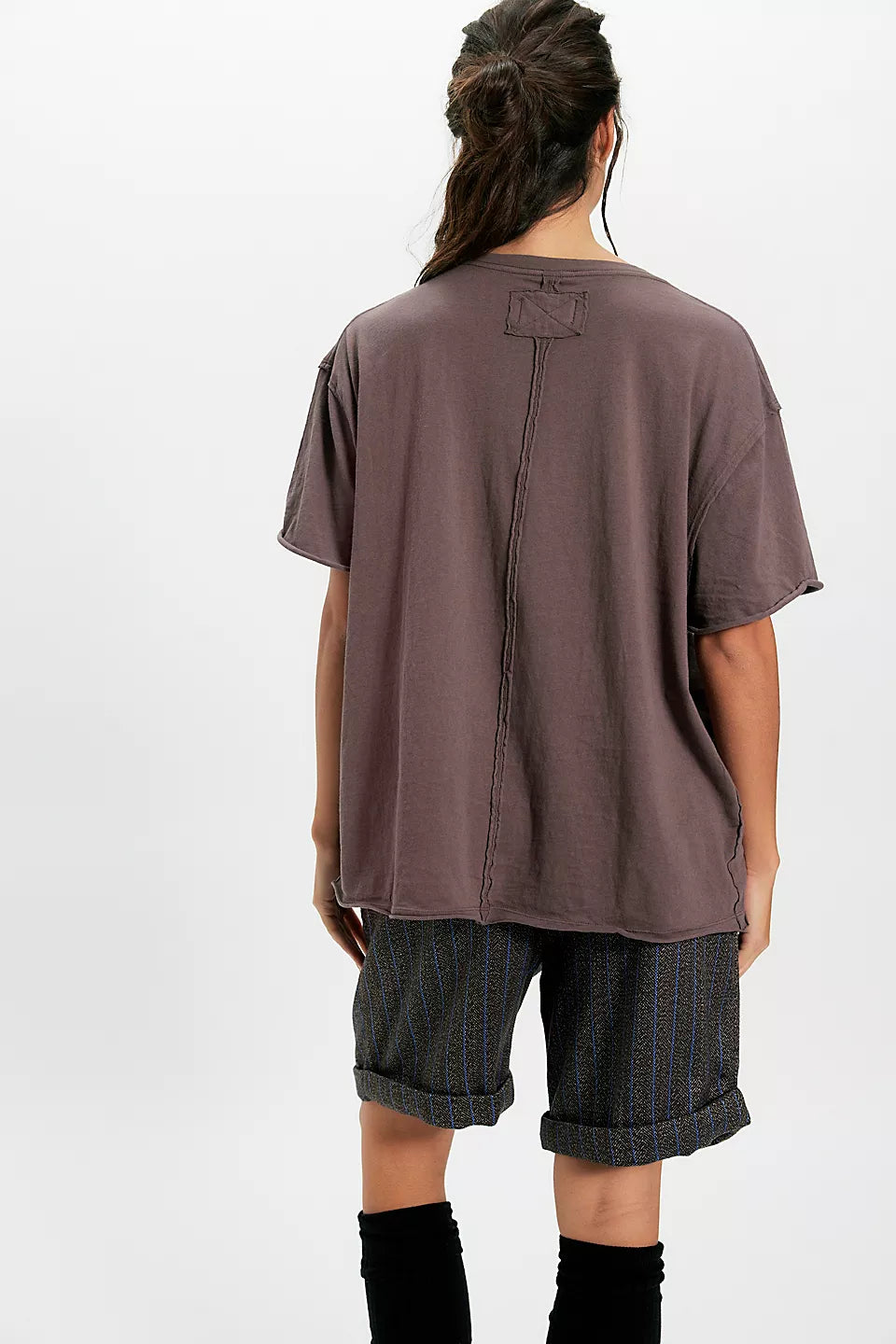 FREE PEOPLE NINA TEE - MOCHACCINO