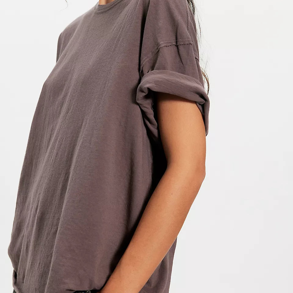FREE PEOPLE NINA TEE - MOCHACCINO