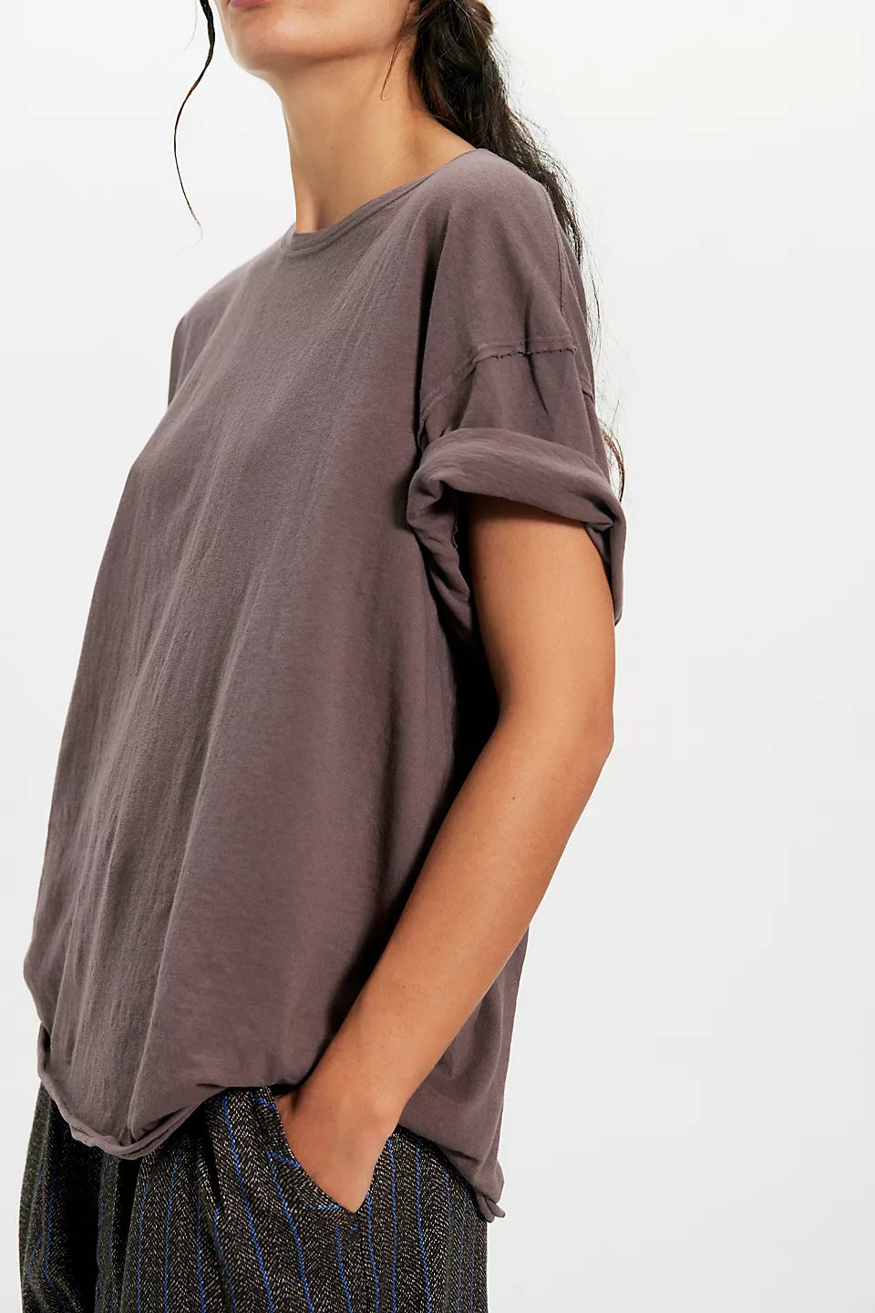 FREE PEOPLE NINA TEE - MOCHACCINO