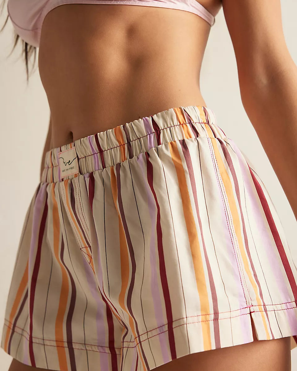 FREE PEOPLE DAY TO DAY BOXER - TEA COMBO
