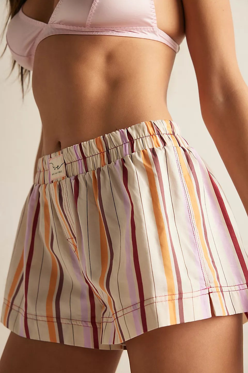 FREE PEOPLE DAY TO DAY BOXER - TEA COMBO