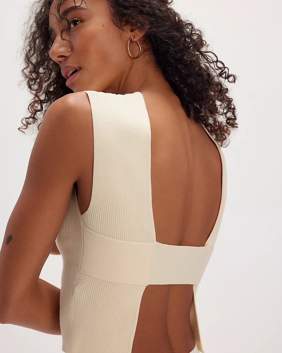 FREE PEOPLE BACK TO BACK TEE - ANTIQUE IVORY