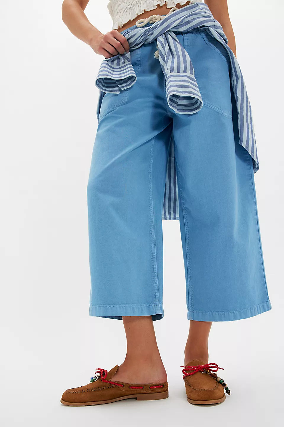 FREE PEOPLE SEAS THE DAY MULE - LUGGAGE MULTI