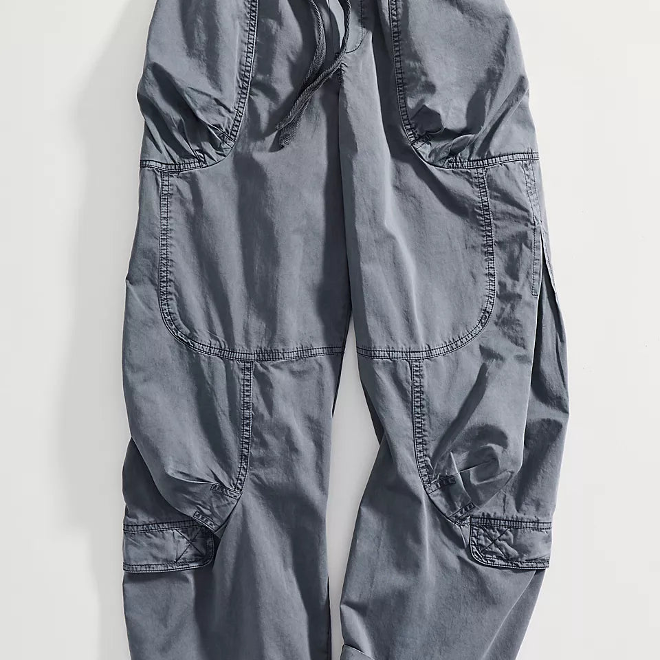 FREE PEOPLE ONSET PARACHUTE PANT - STEEL