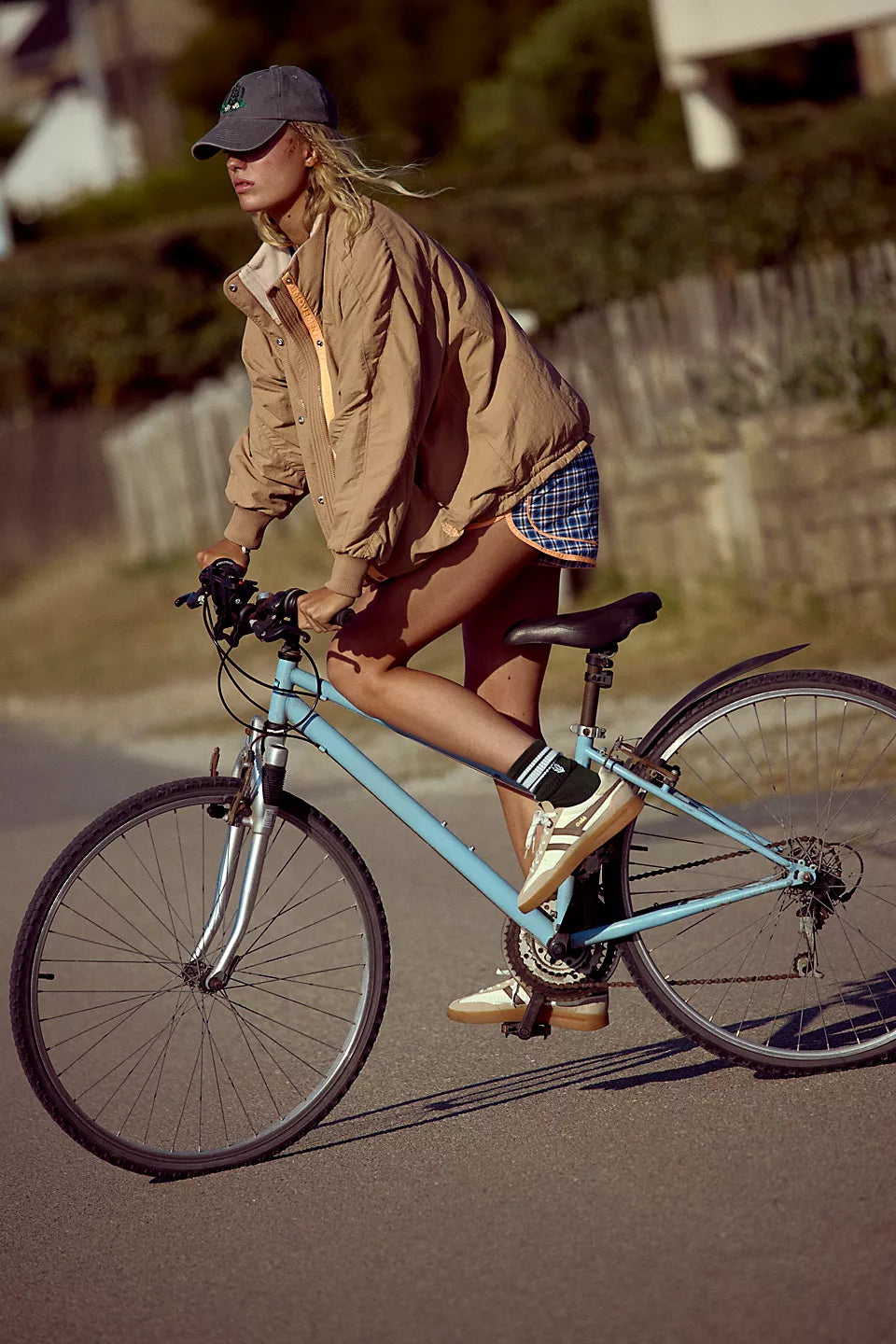 FREE PEOPLE FIELD TRIPPER JACKET - LIGHT CAMEL COMBO
