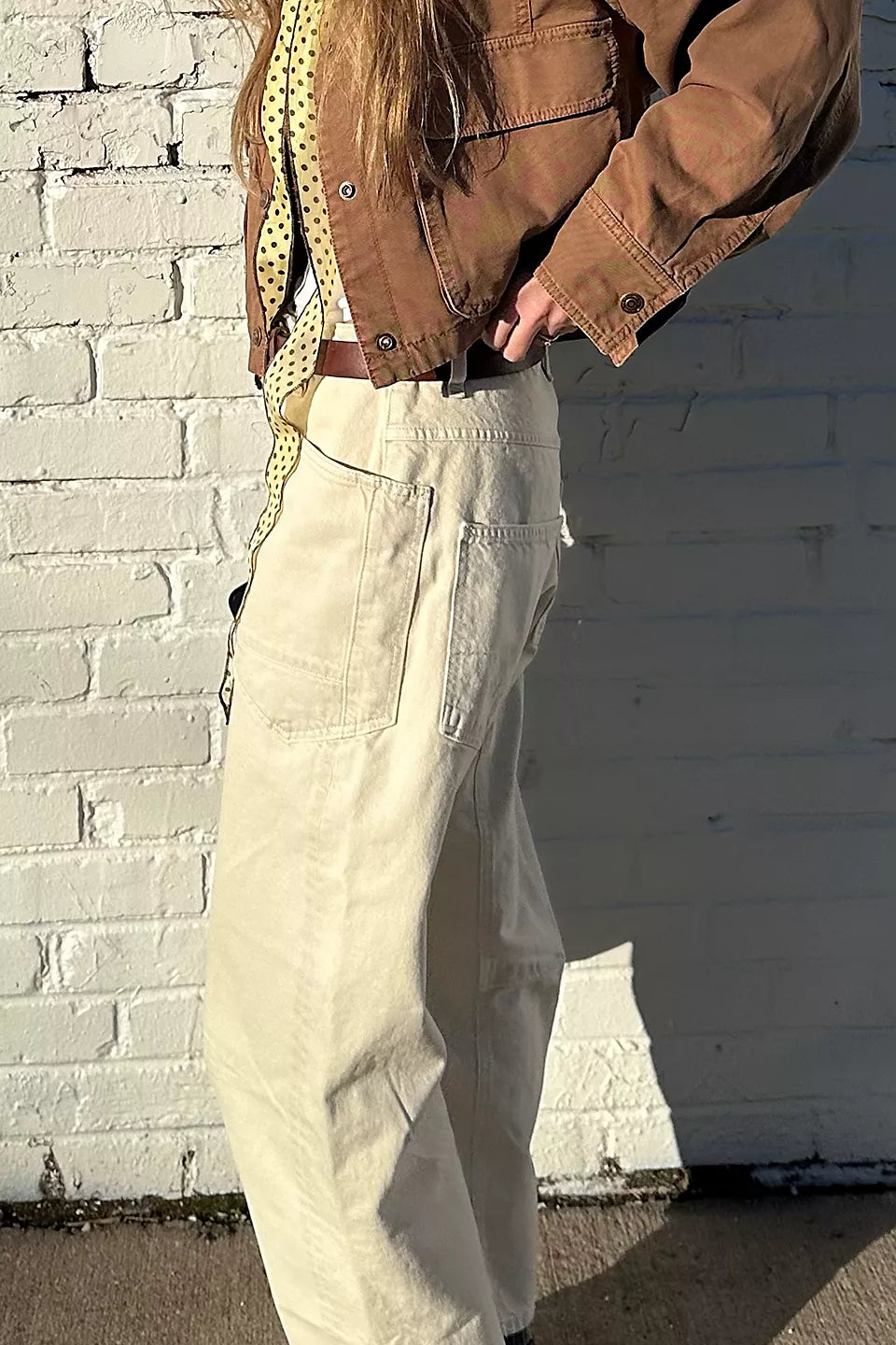 FREE PEOPLE MINIMALIST MOXIE BARREL JEANS - DUSTY ROADS