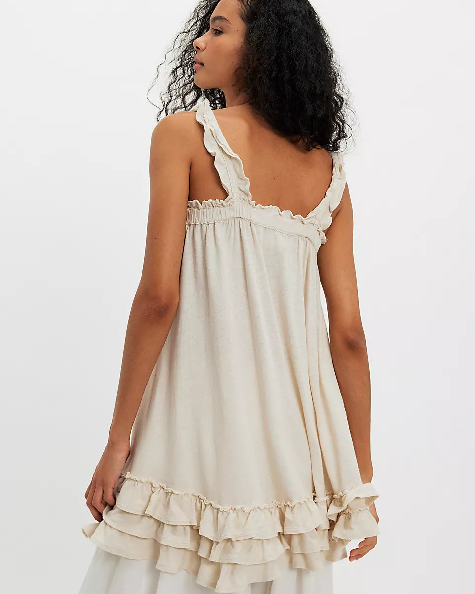 FREE PEOPLE SPRING TIDE TUNIC - TEA