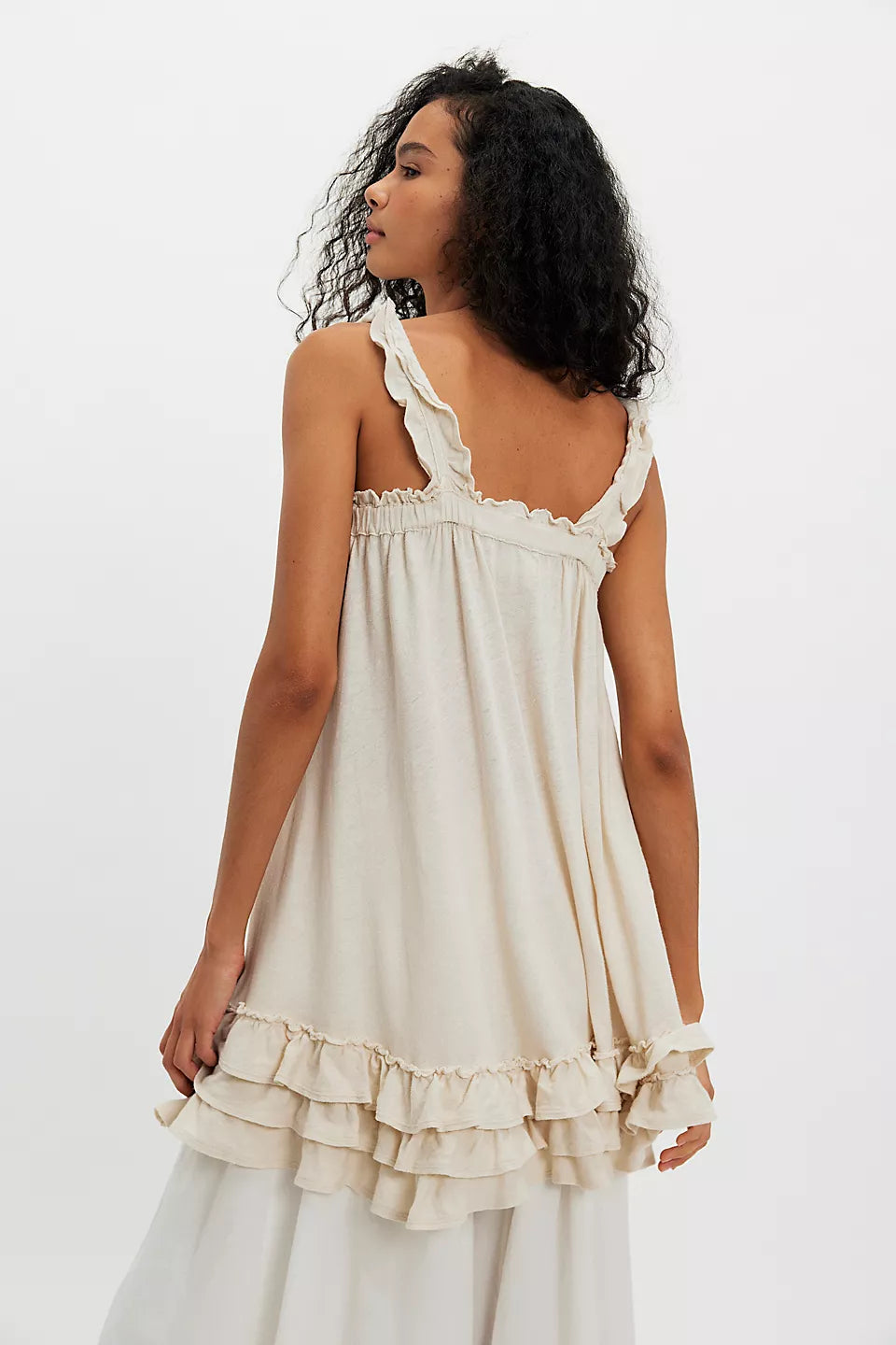 FREE PEOPLE SPRING TIDE TUNIC - TEA