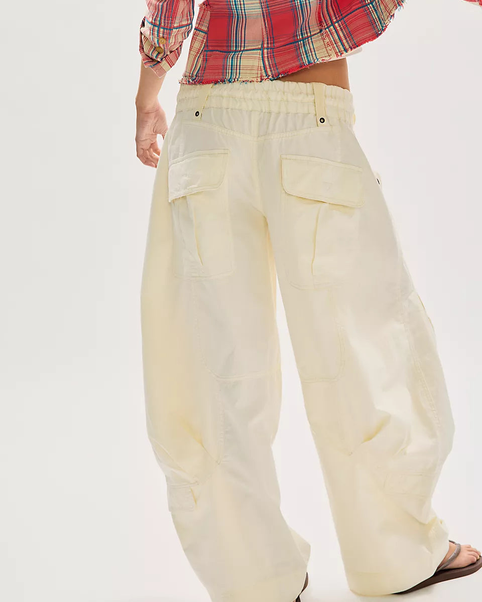 FREE PEOPLE ONSET PARACHUTE PANT - TOFU