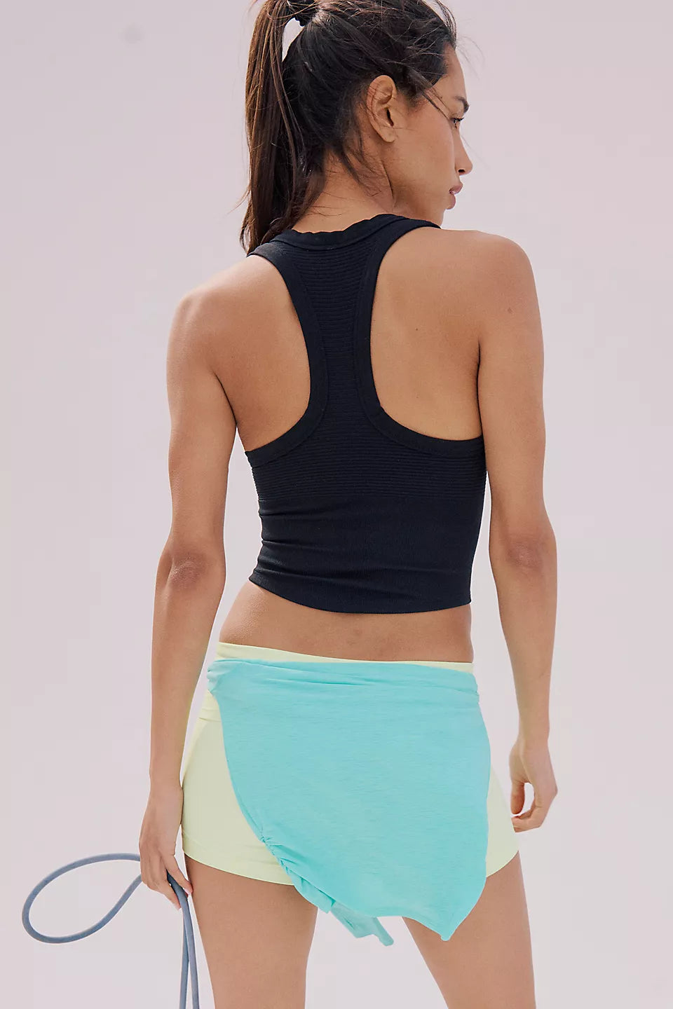 FREE PEOPLE FREE THROW NEW HEIGHTS CAMI - BLACK