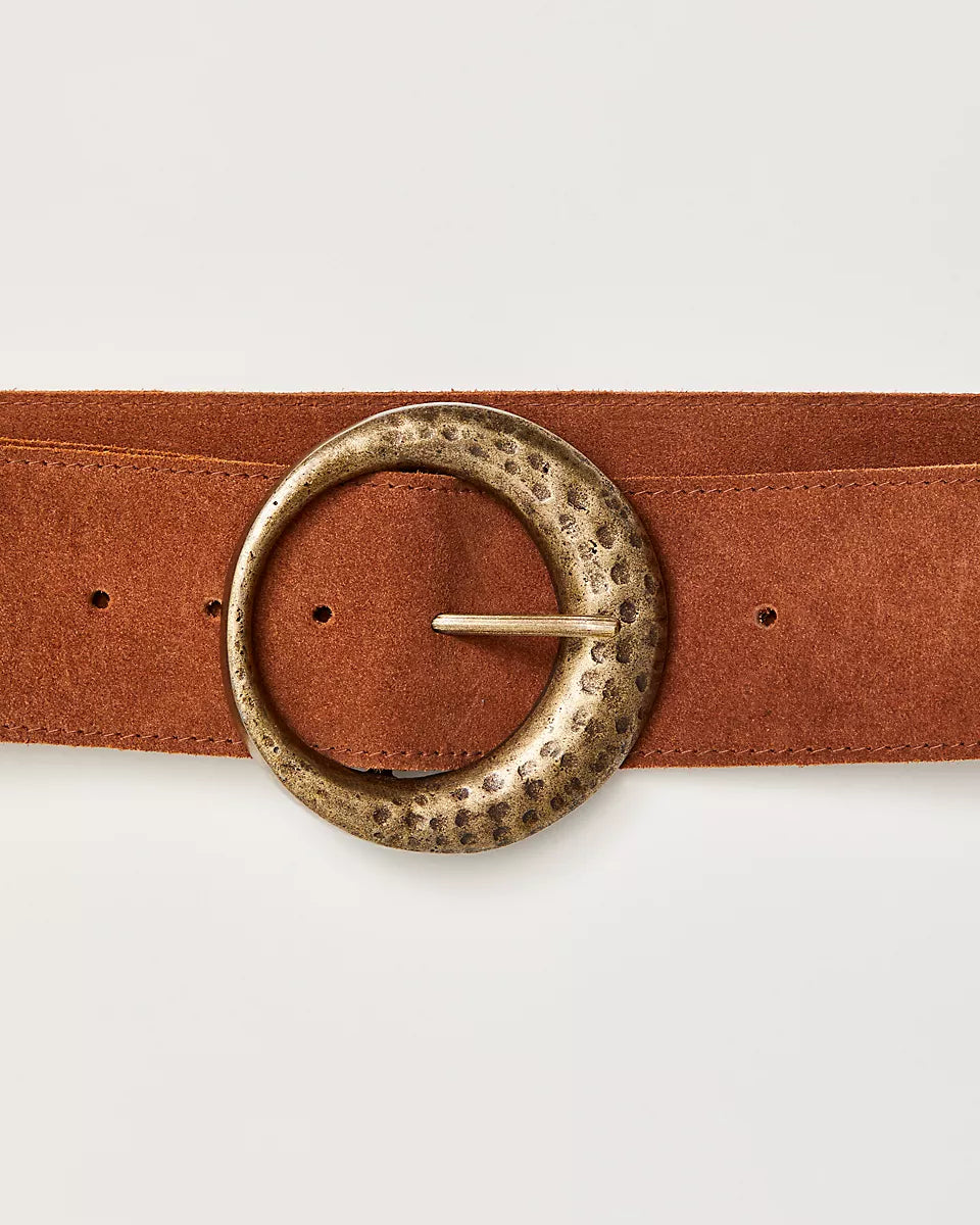 FREE PEOPLE LUNA HIP BELT - COGNAC