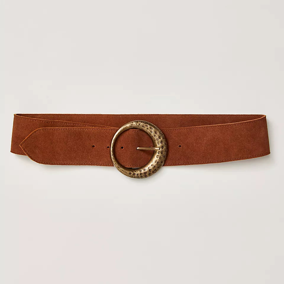 FREE PEOPLE LUNA HIP BELT - COGNAC