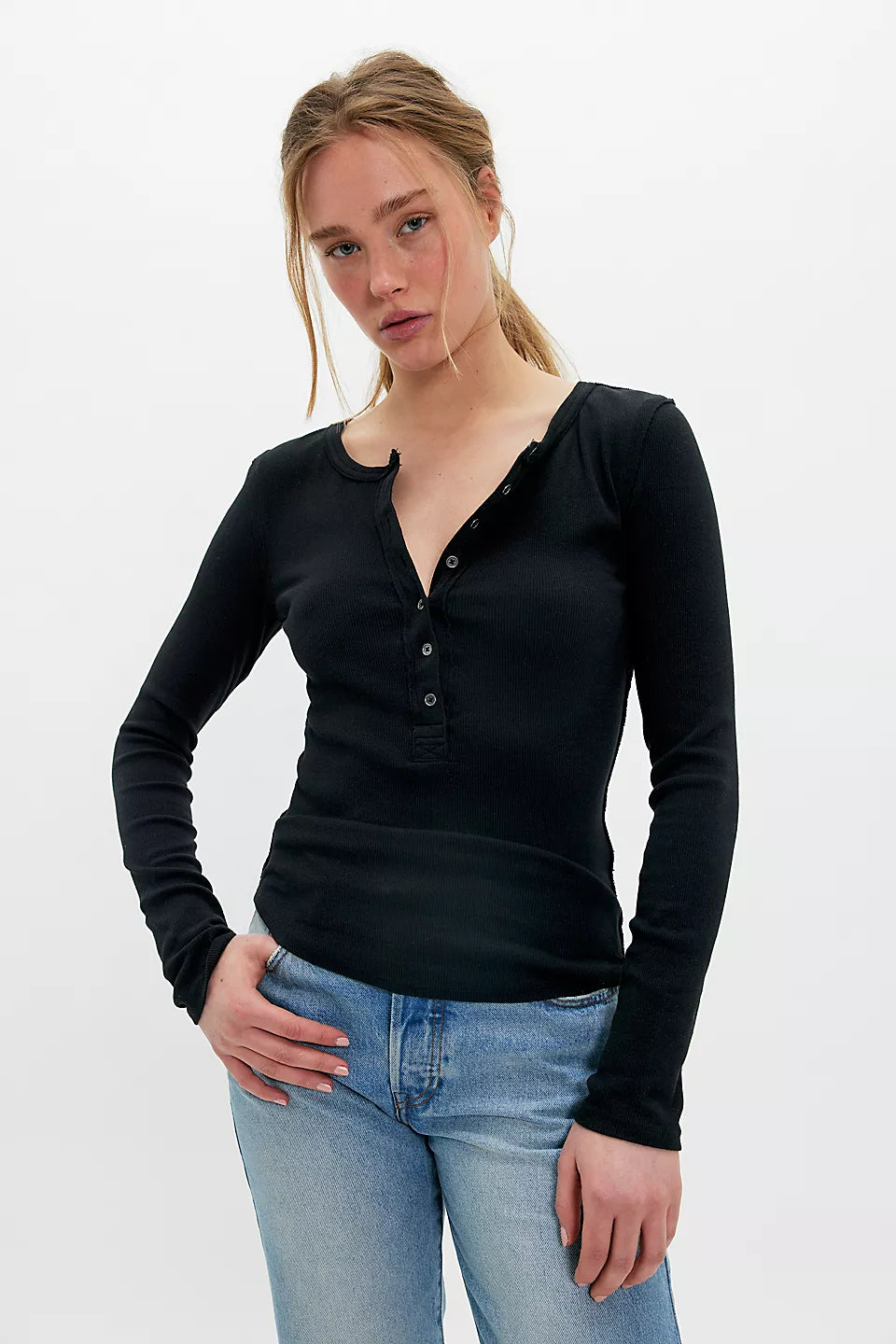 FREE PEOPLE JAMIE HENLEY - BLACK