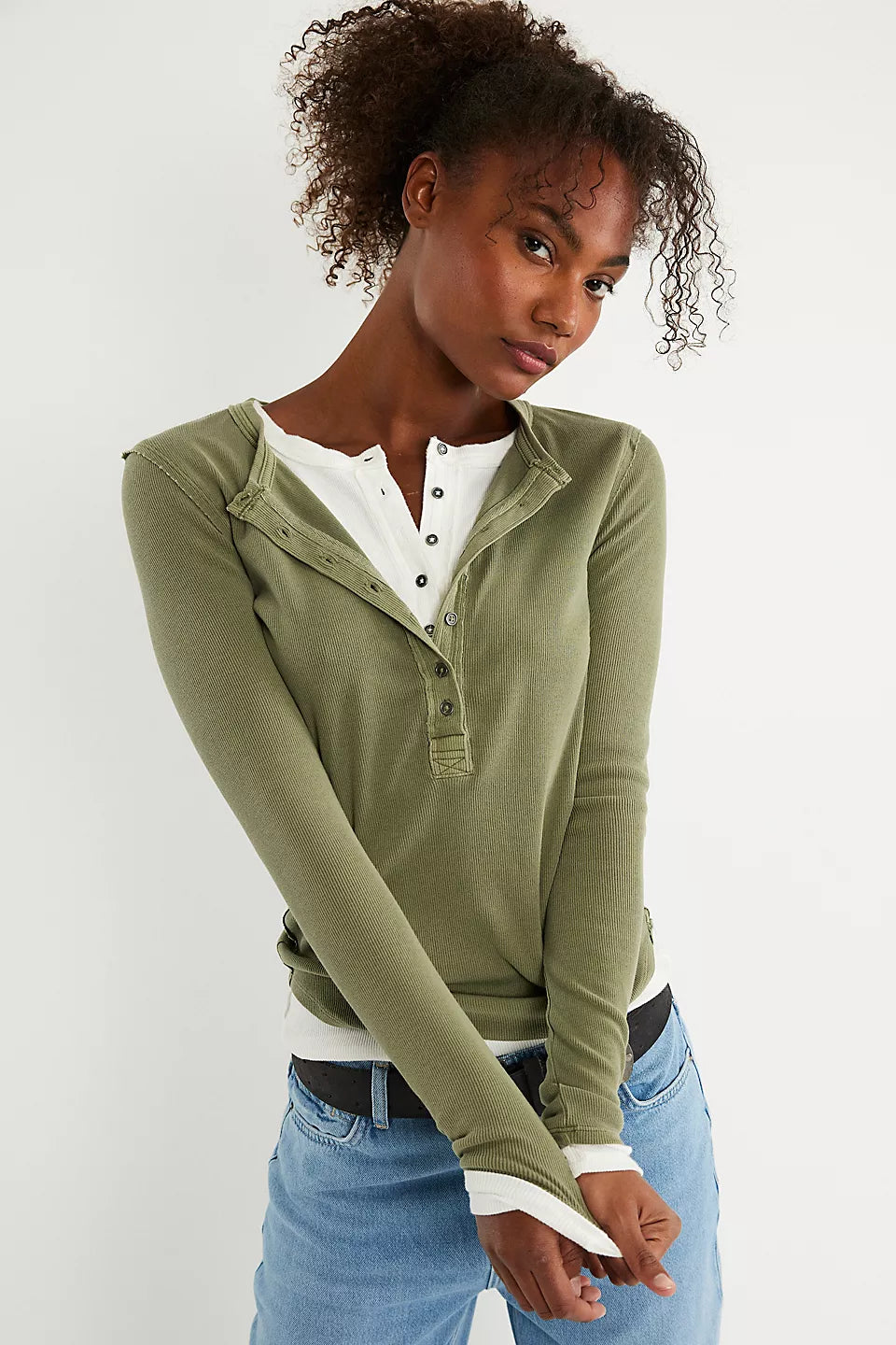 FREE PEOPLE JAMIE HENLEY - CAPULET OLIVE