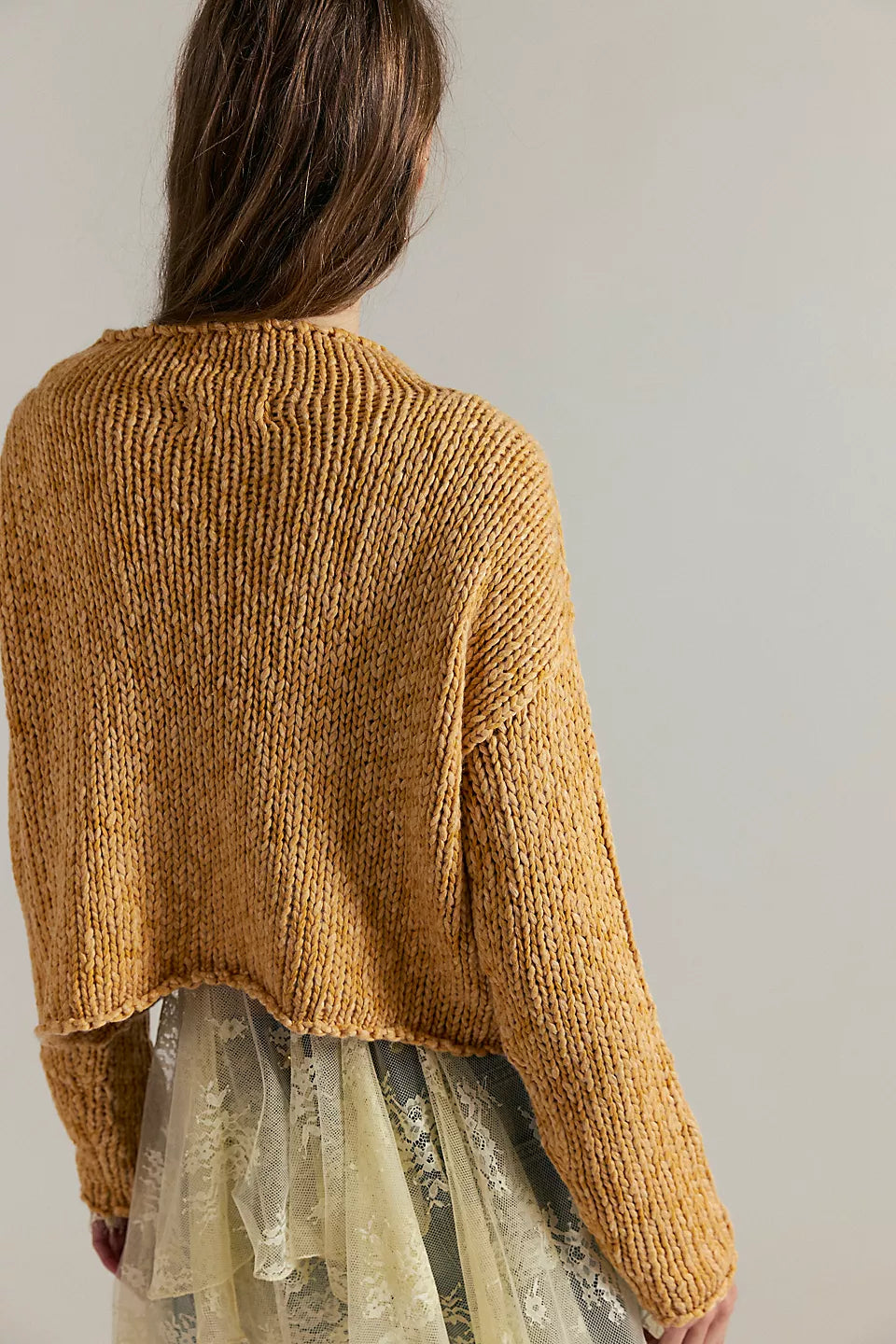 FREE PEOPLE OPAL SWEATER - SWEET POTATO
