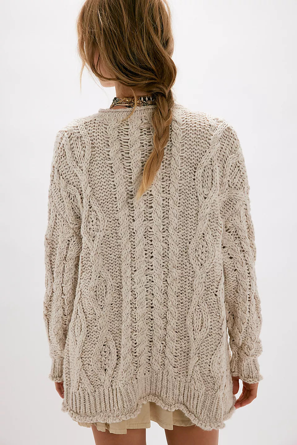 FREE PEOPLE OPAL CARDIGAN - TEA