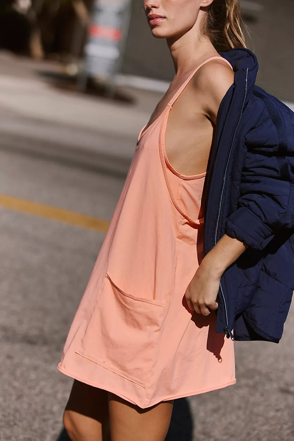 FREE PEOPLE HOT SHOT MINI DRESS - FRUIT PUNCH