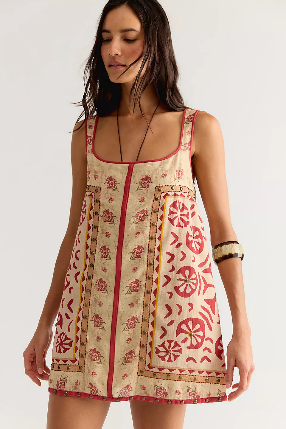 FREE PEOPLE FLEUR MINI DRESS - TEA COMBO