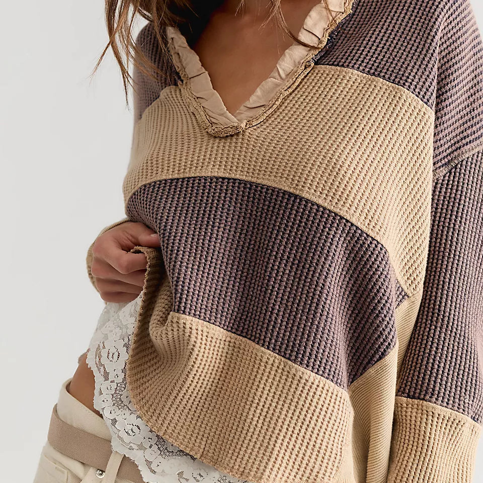 FREE PEOPLE RAINN THERMAL - NEUTRAL COMBO