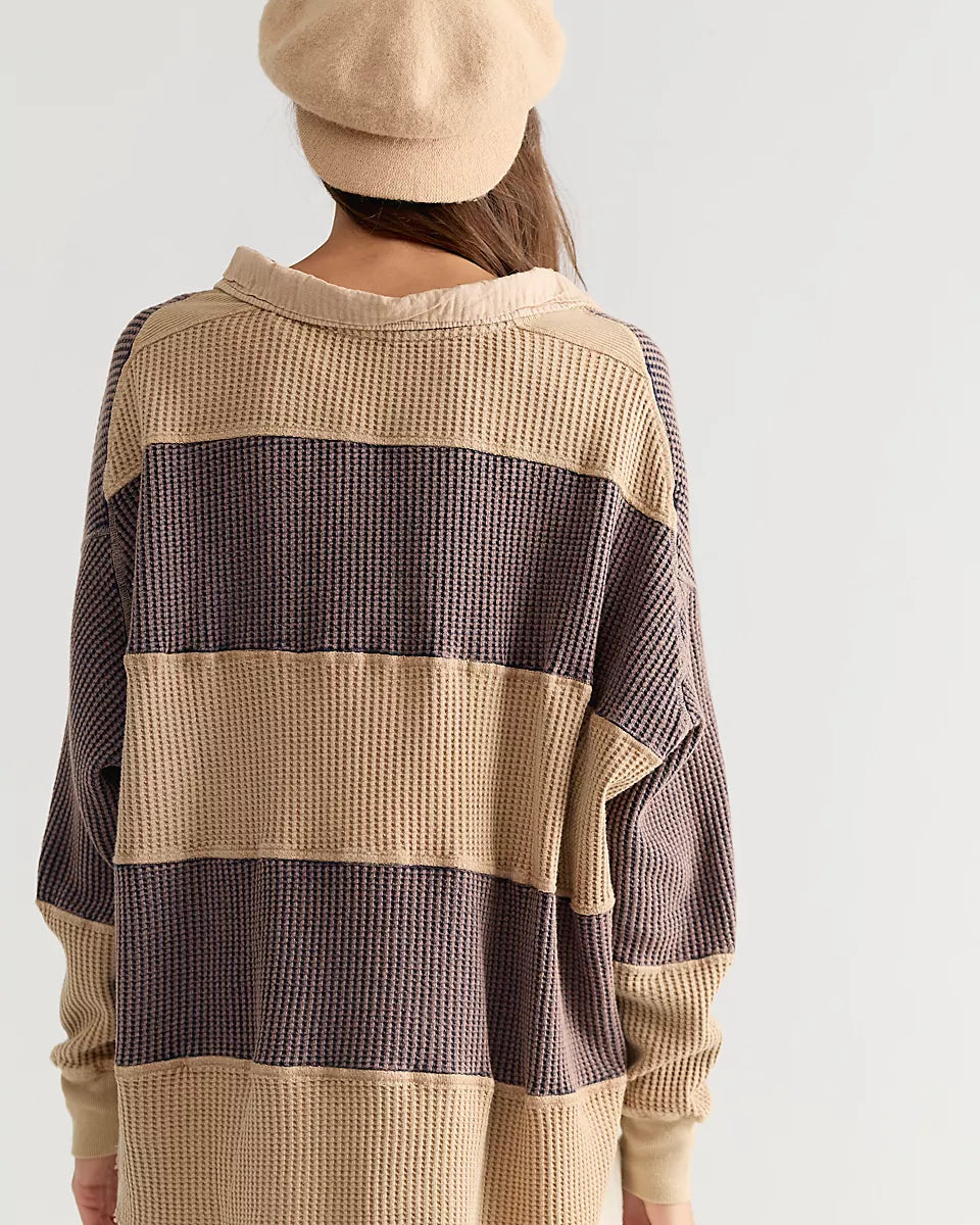 FREE PEOPLE RAINN THERMAL - NEUTRAL COMBO