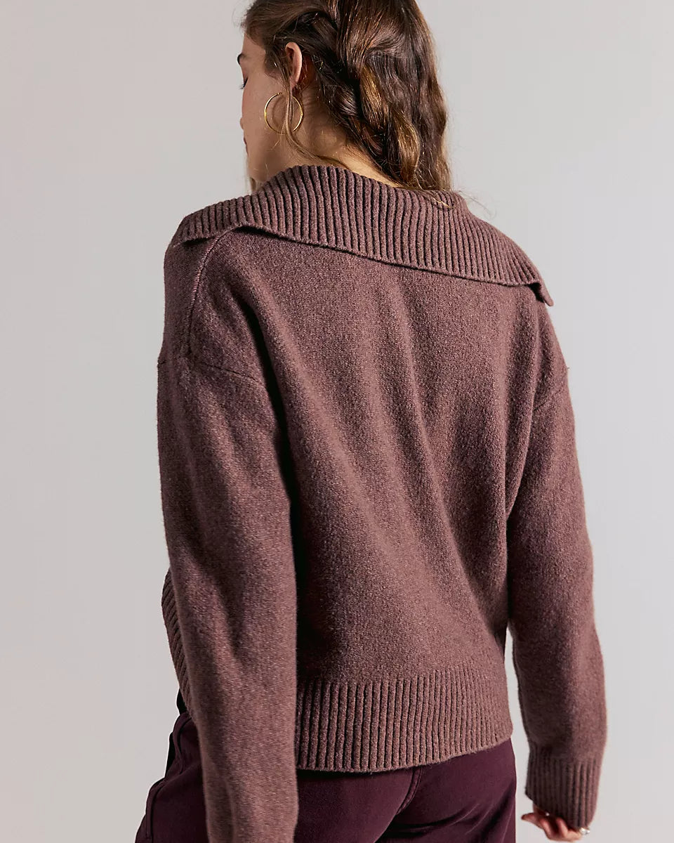 FREE PEOPLE TRADING UP POLO - ENCHANTED OAK