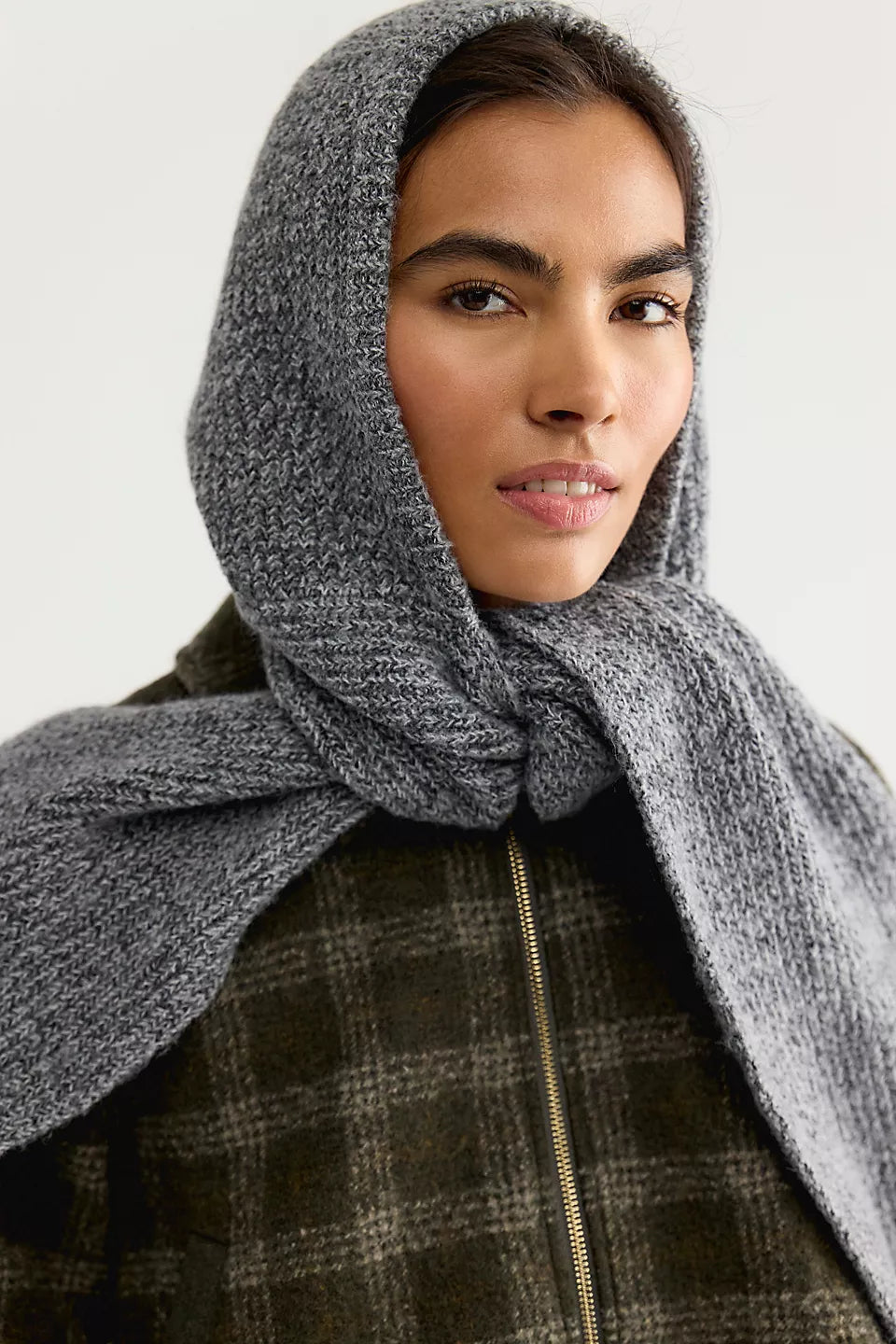 FREE PEOPLE EXTRA LARGE BALABONNET - GREY