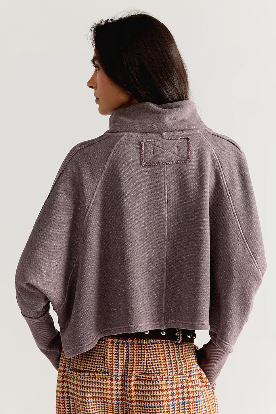 FREE PEOPLE MY GIRL PULLOVER - DEVILLE MAUVE