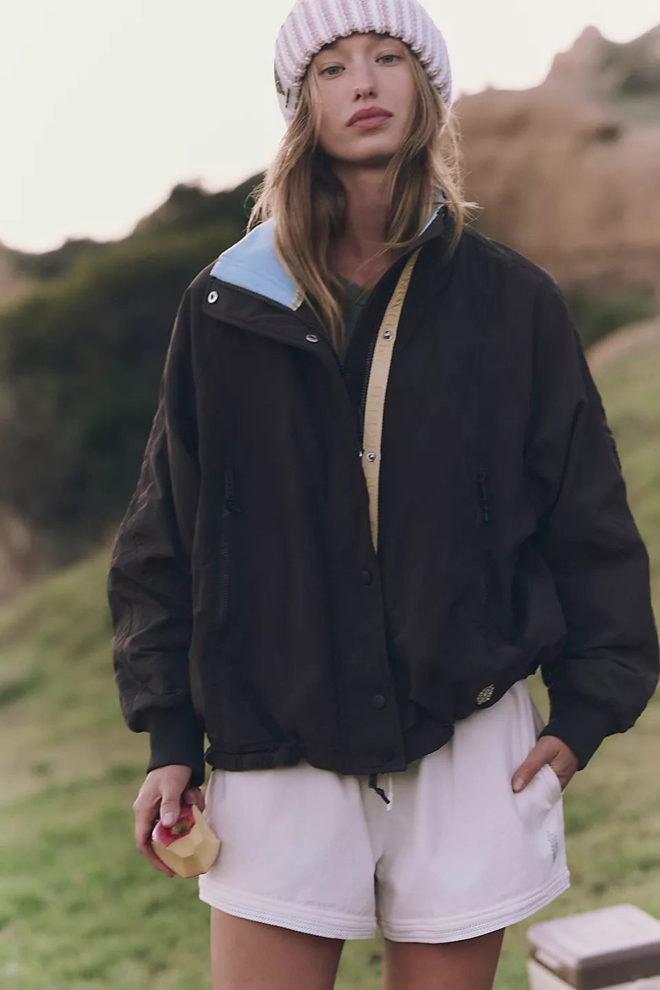 FREE PEOPLE FIELD TRIPPER JACKET - CHOCOLATE