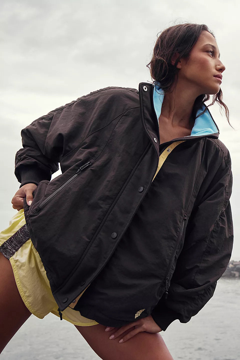 FREE PEOPLE FIELD TRIPPER JACKET - CHOCOLATE