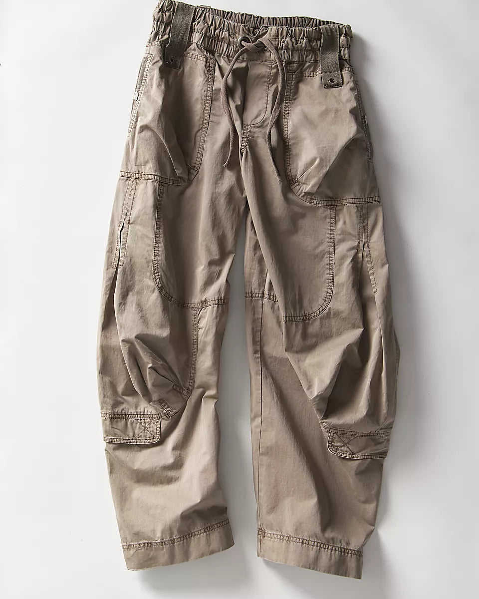 FREE PEOPLE ONSET PARACHUTE PANT - DUSTED COCOA
