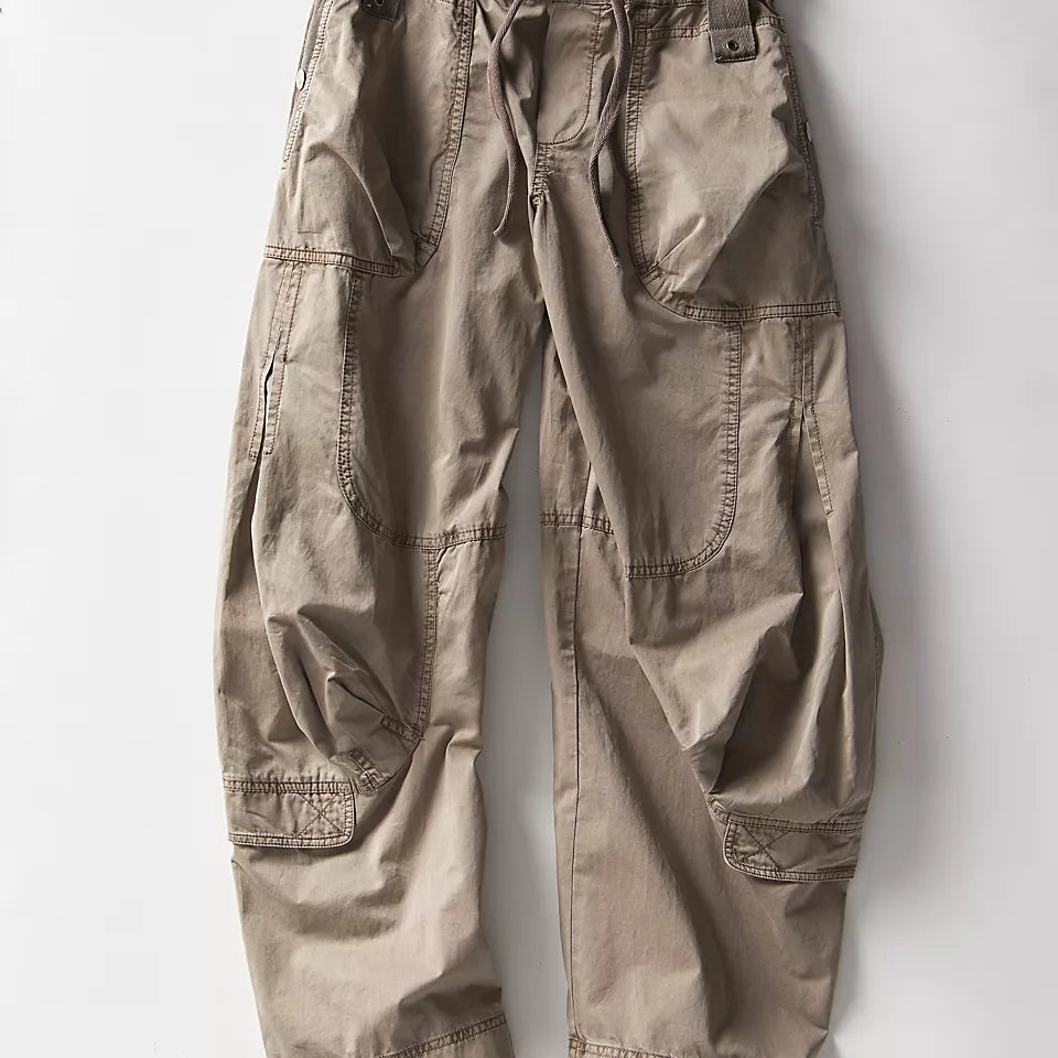 FREE PEOPLE ONSET PARACHUTE PANT - DUSTED COCOA