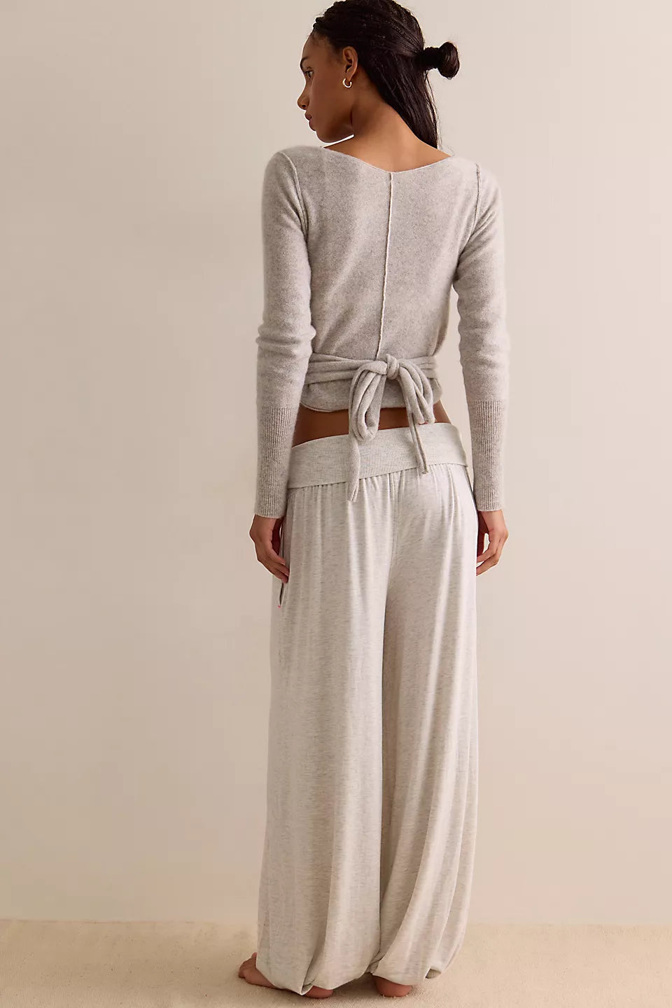 FREE PEOPLE DREAM STATE JOGGERS - HEATHER GREY