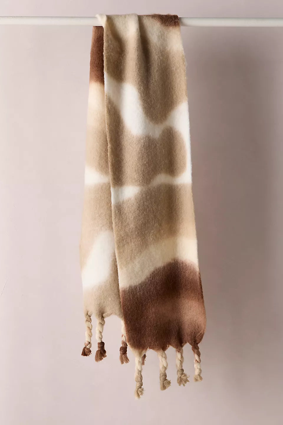 FREE PEOPLE WINTER DAYS BLANKET SCARF - OAT COMBO
