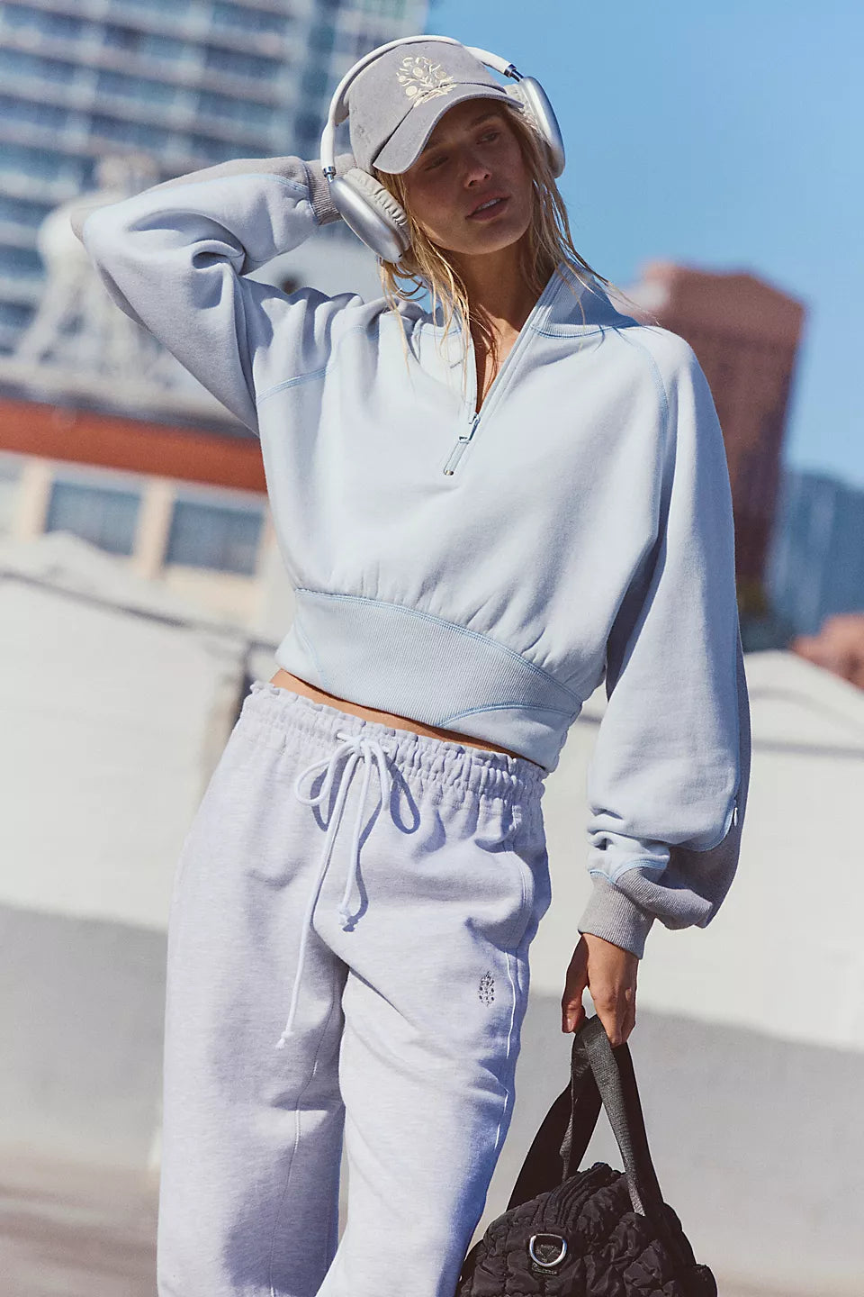 FREE PEOPLE OUT OF THE PARK PULLOVER - ARCTIC SNOW COMBO