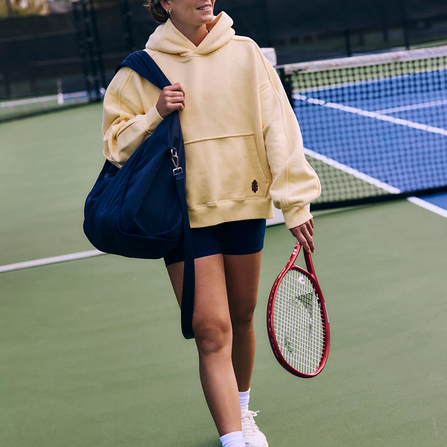 FREE PEOPLE A CUT ABOVE HOODIE - SUNLIT YELLOW
