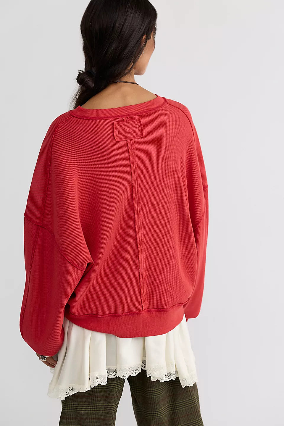 FREE PEOPLE SKYLINE PULLOVER - SALSA