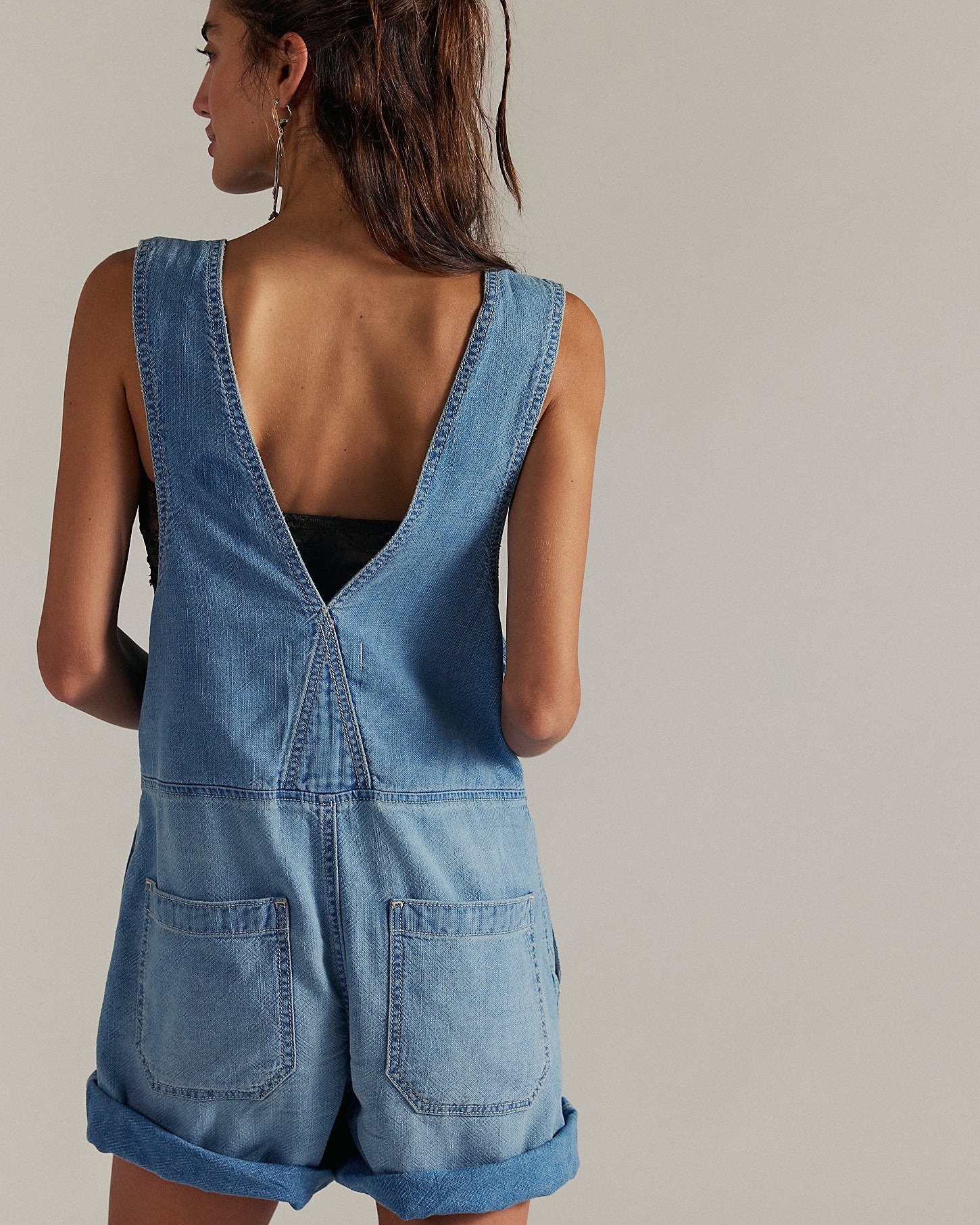 FREE PEOPLE JUDE SHORTALL - LIGHT INDIGO