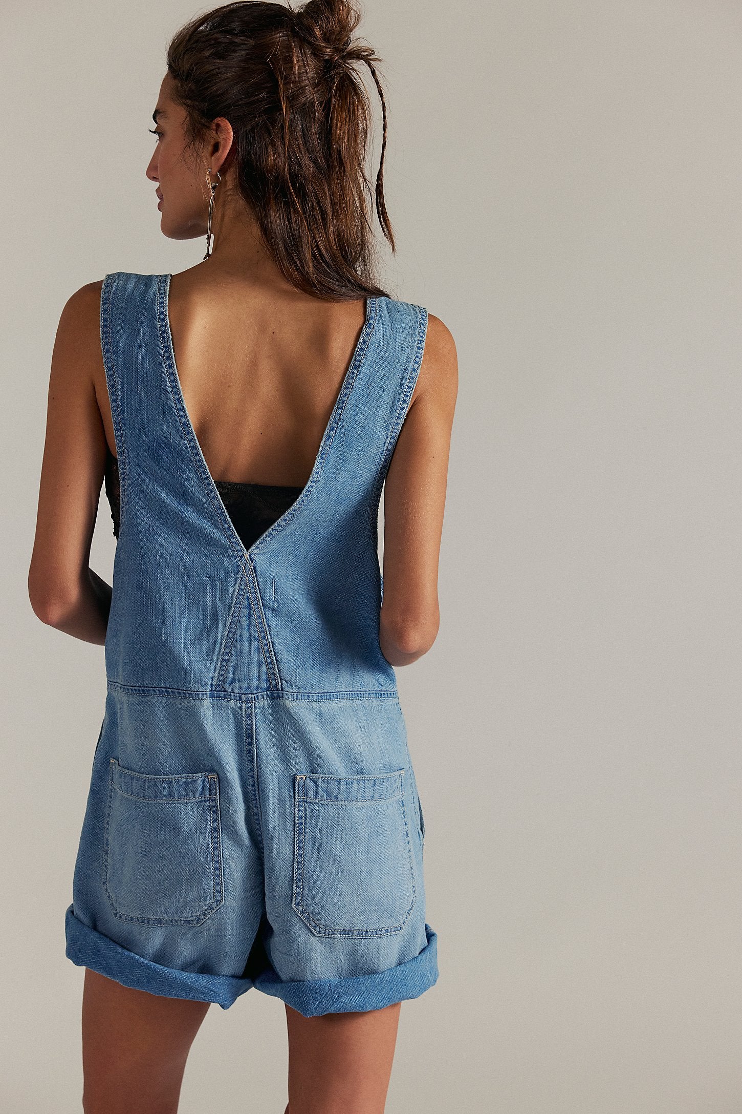 FREE PEOPLE JUDE SHORTALL - LIGHT INDIGO
