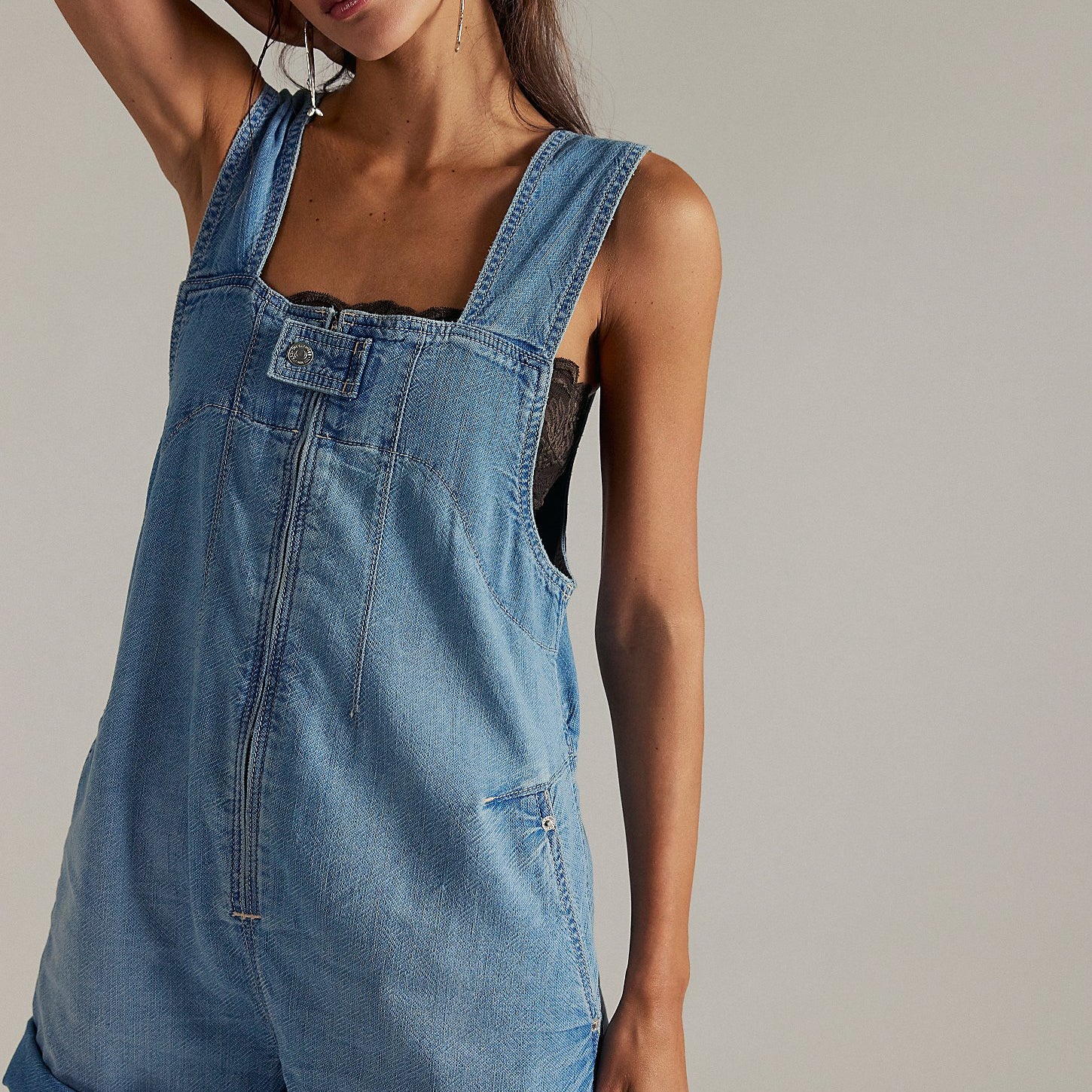 FREE PEOPLE JUDE SHORTALL - LIGHT INDIGO