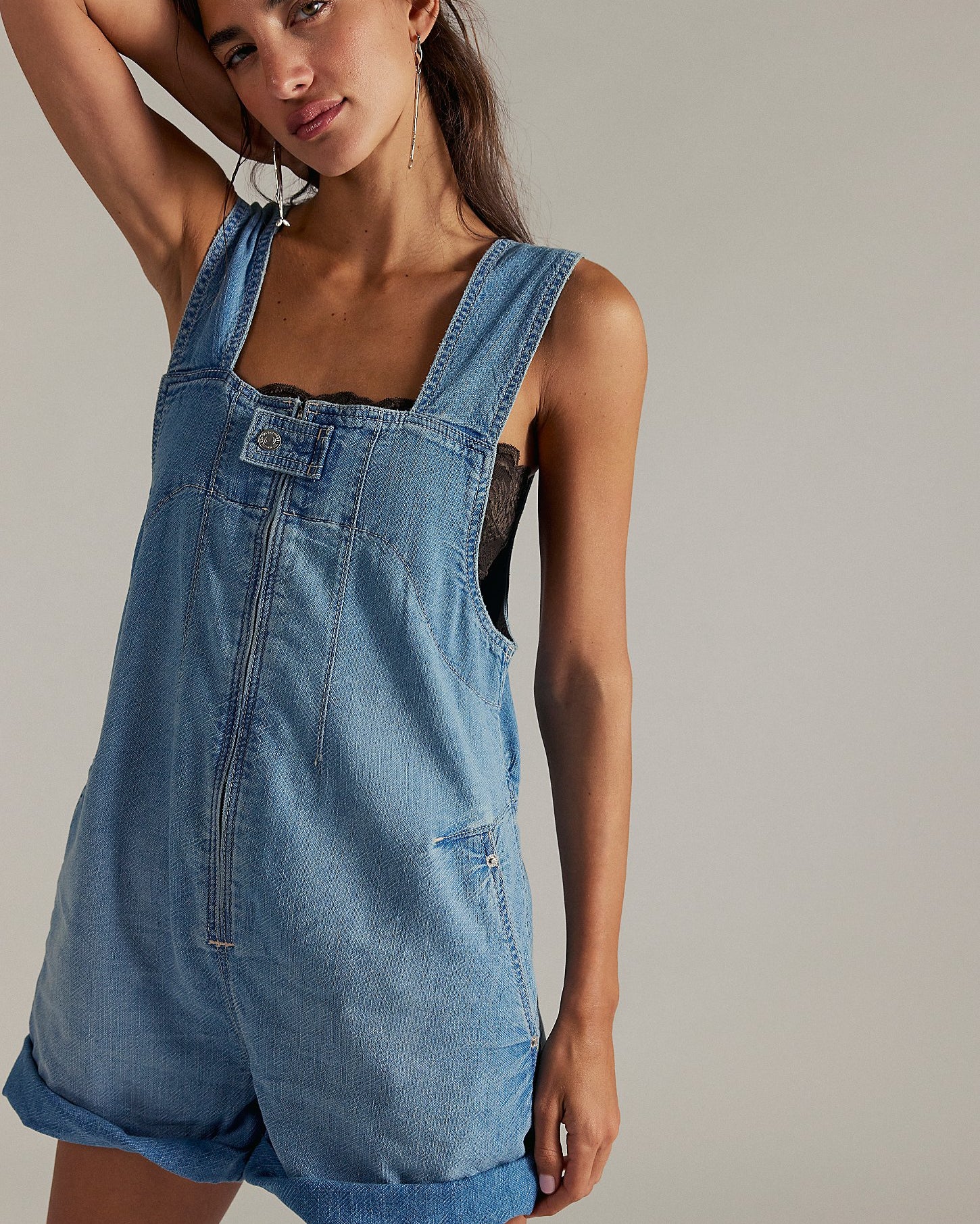 FREE PEOPLE JUDE SHORTALL - LIGHT INDIGO
