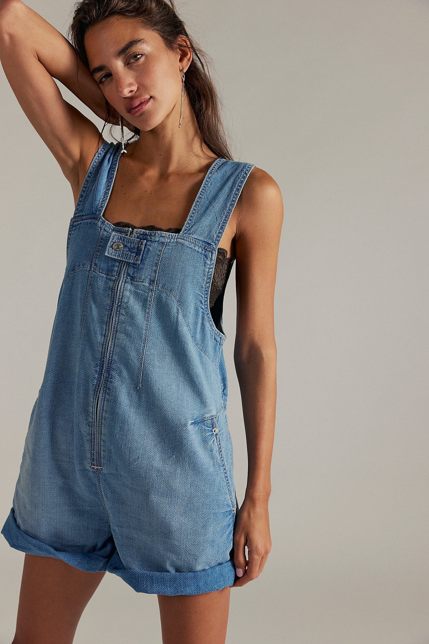 FREE PEOPLE JUDE SHORTALL - LIGHT INDIGO