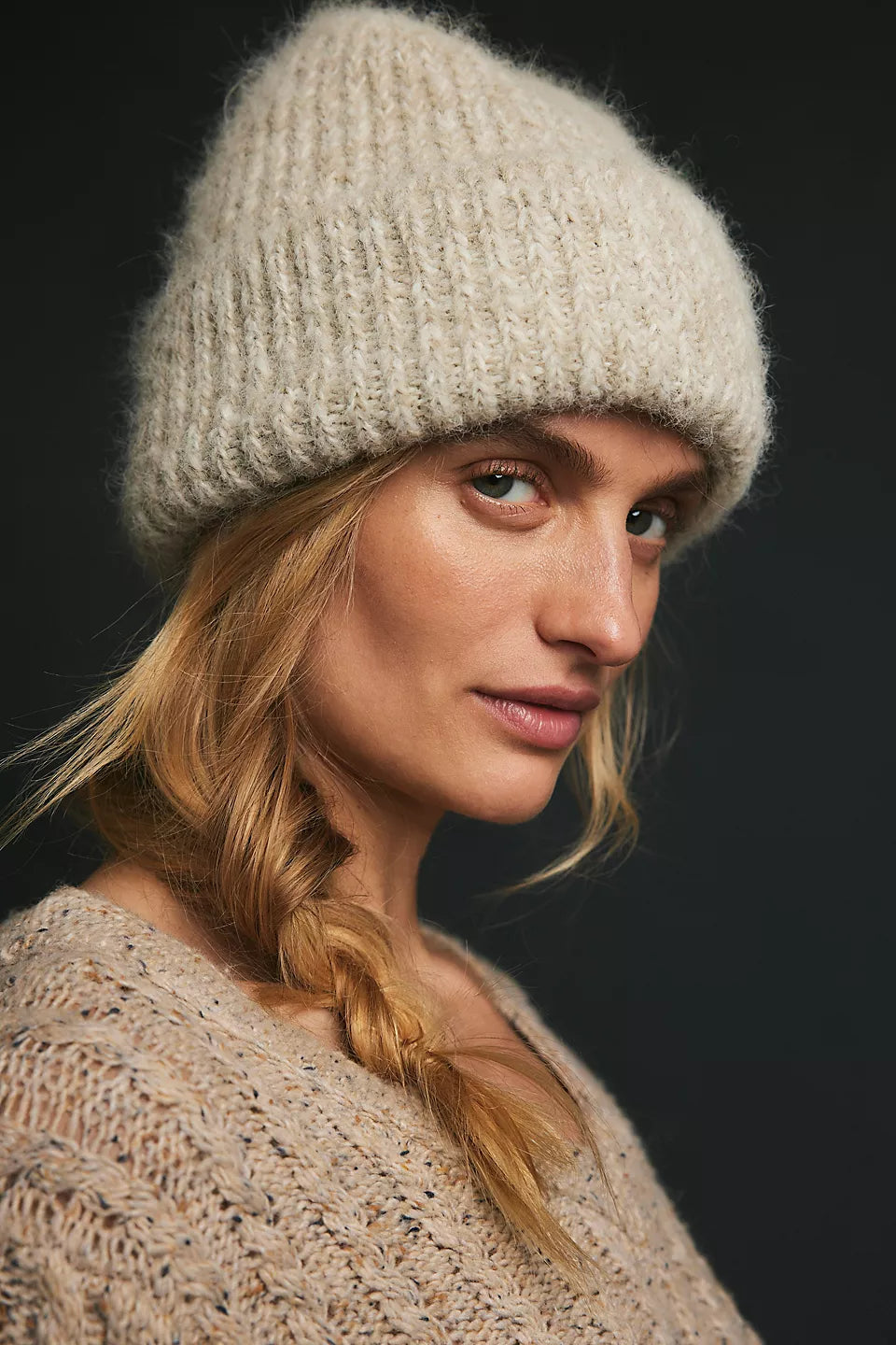 FREE PEOPLE FROSTLINE BEANIE - IVORY