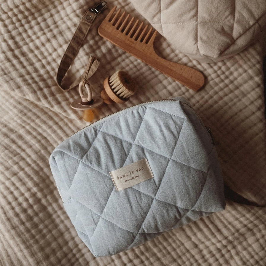 DLS QUILTED POUCH - CLOUD