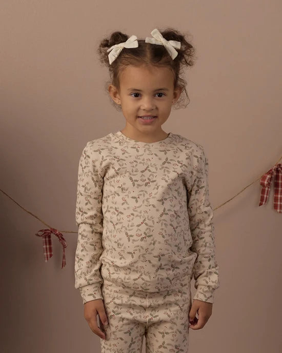 RYLEE + CRU LONG SLEEVE PJ SET - HOLLY FLEUR
