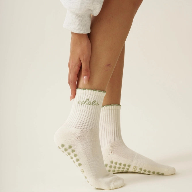 EFFORTLESS CLUB GRIP SOCKS - MATCHA