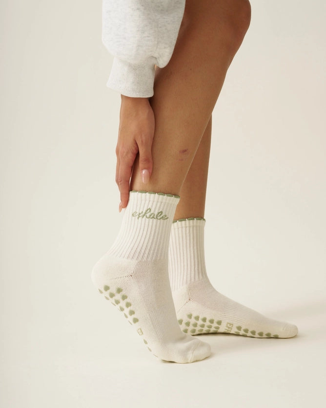 EFFORTLESS CLUB GRIP SOCKS - MATCHA