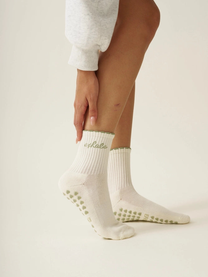 EFFORTLESS CLUB GRIP SOCKS - MATCHA