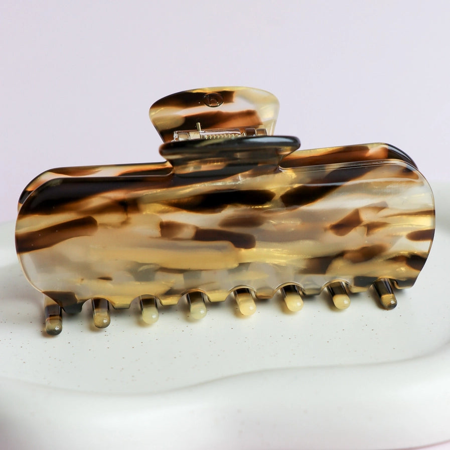 DALILA CLAW CLIP - BROWN MIX